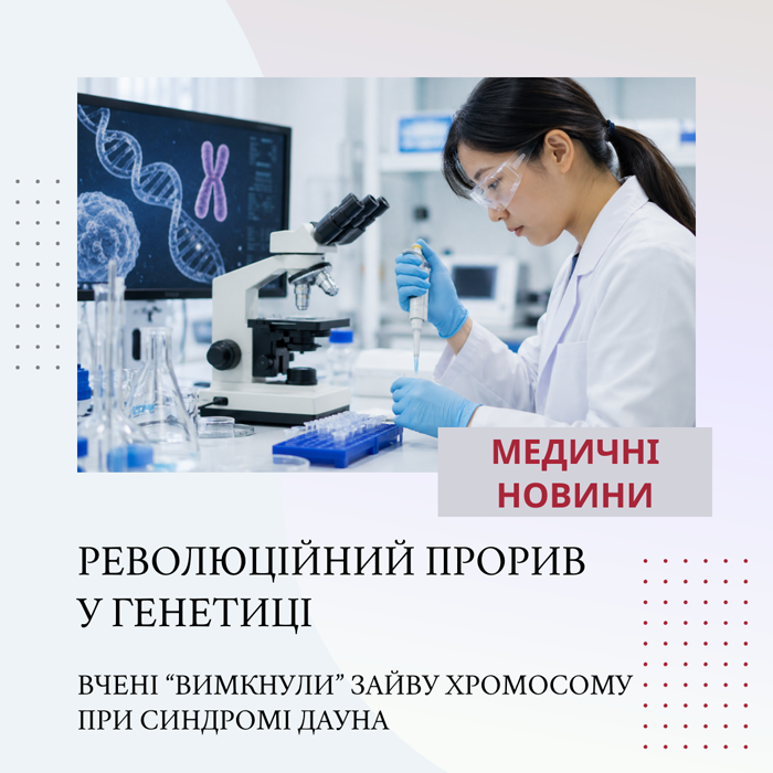 Революційний прорив у генетиці: японські вчені вперше видалили зайву хромосому при синдромі Дауна